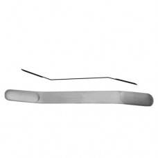 Olivecrona Brain Spatulas Convex Stainless Steel, 18 cm - 7" Blade Size 11 + 13 mm